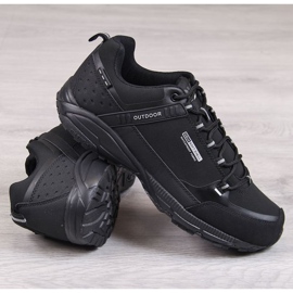 Zapatos de trekking impermeables negros Dk DK11A 1