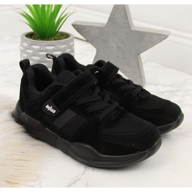 Deportivas negras Befado Jr BEF25A con velcros negro 2