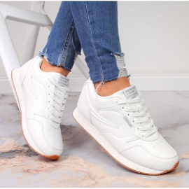 Zapatillas deportivas American Club W AM786 blancas blanco 2