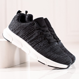 TRENDI Zapatillas deportivas negro 4
