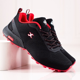I-CAX Zapatos de trekking cómodos negro 3