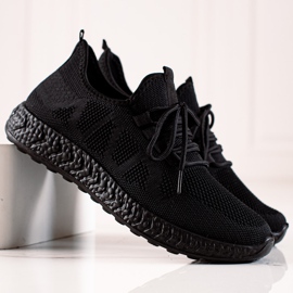 TRENDI Zapatos deportivos ligeros negro 3