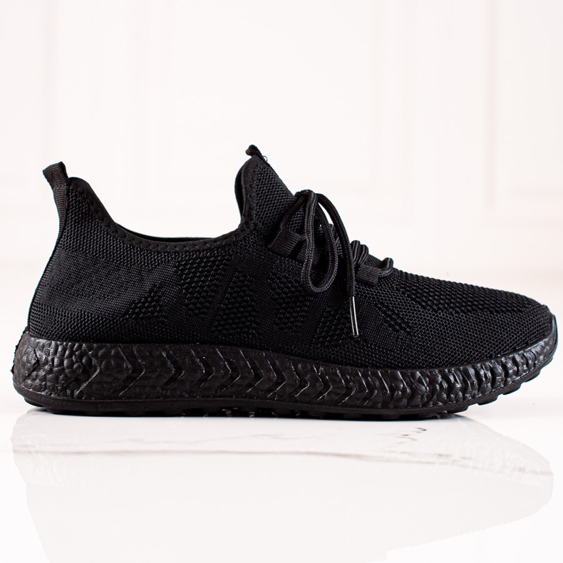 TRENDI Zapatos deportivos ligeros negro 1