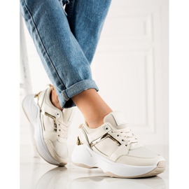 Diamantique Zapatillas beige 3