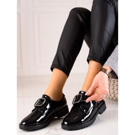 Goodin Zapatos elegantes con velcro negro 2