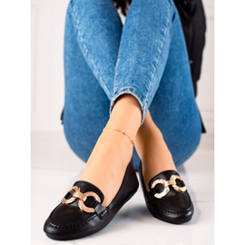 Seastar Mocasines negros con cuero ecológico 3