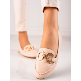 Seastar Mocasines beige con cuero ecológico 1 Seastar Mocasines beige con cuero ecológico 1