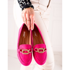 Seastar Mocasines Con Decoración Dorada rosado 4