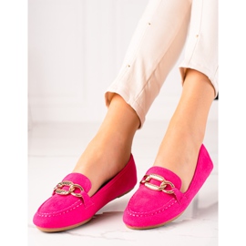 Seastar Mocasines Con Decoración Dorada rosado 2