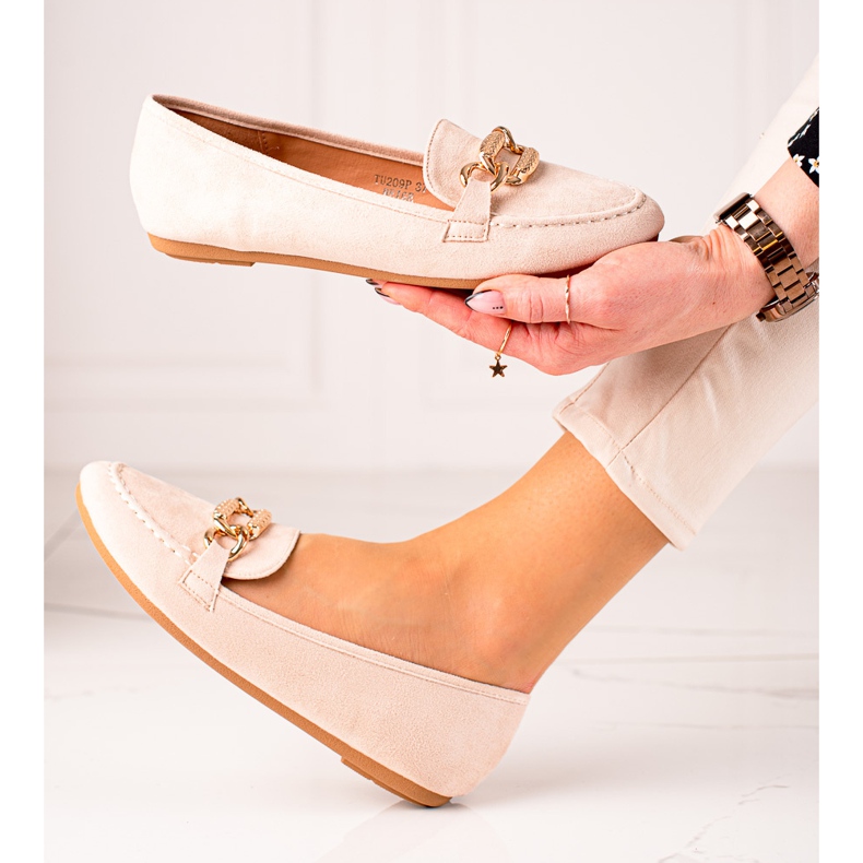 Seastar Mocasines Con Decoración Dorada beige 1