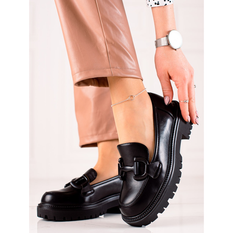 Seastar Mocasines de moda en la plataforma negro 1