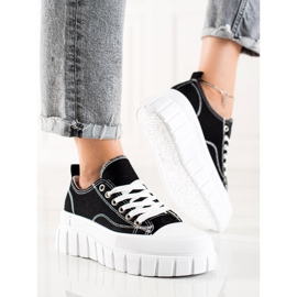 W. Potocki Zapatillas de deporte en la plataforma Potocki negro 3