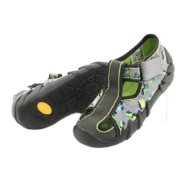 Calzado infantil befado 190P094 gris verde 3