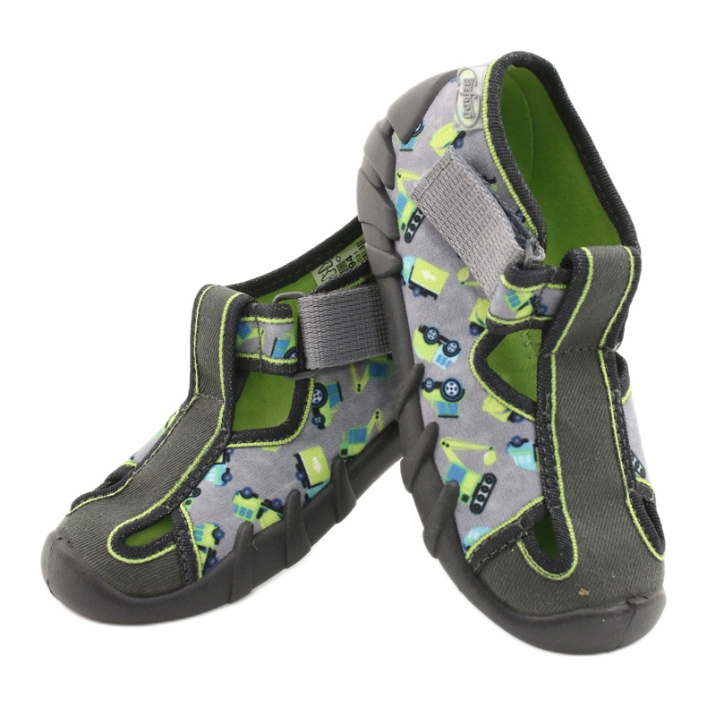 Calzado infantil befado 190P094 gris verde 4