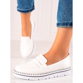 Goodin Cómodos mocasines casuales blanco 1