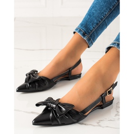 Seastar Sandalias En Spitz Con Lazo negro 1 Seastar Sandalias En Spitz Con Lazo negro 1