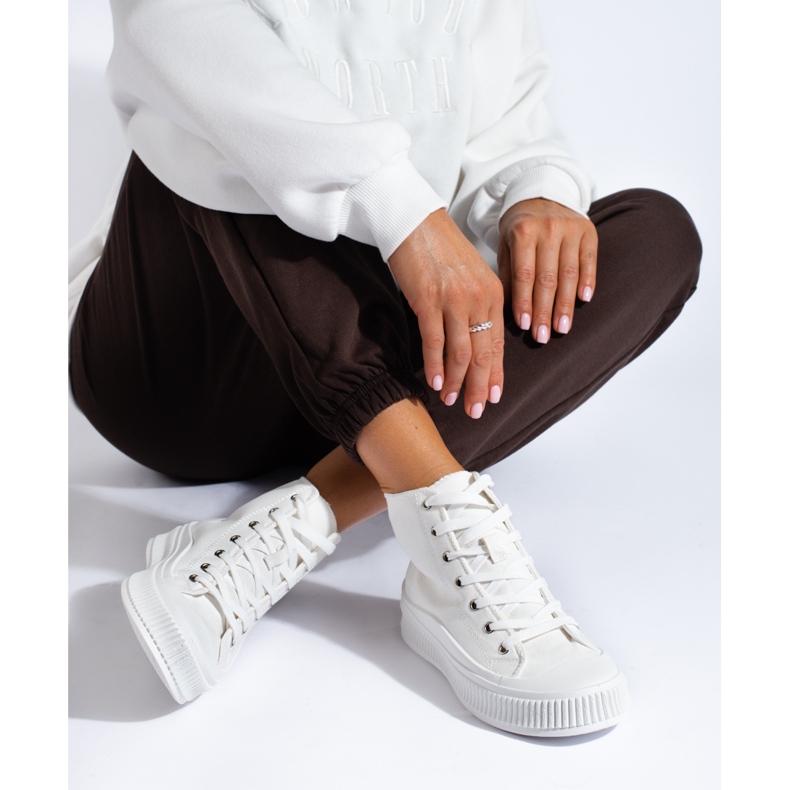 Seastar zapatillas casuales altas blanco 1 Seastar zapatillas casuales altas blanco 1