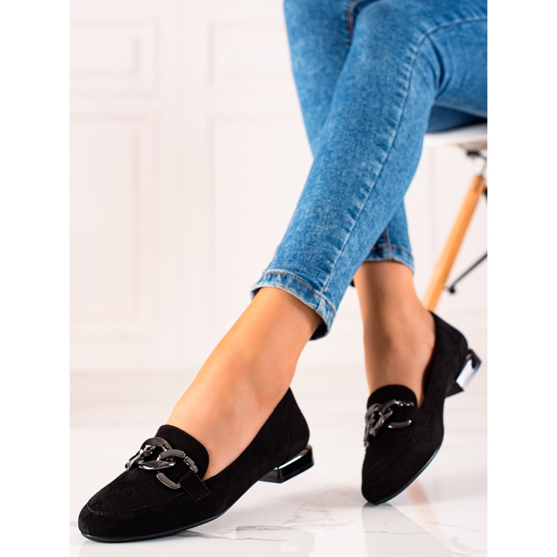 Elegantes mocasines Sergio Leone negro 1