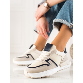 TRENDI Zapatos deportivos beige 1