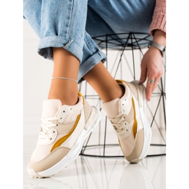 TRENDI Deportivas Cómodas Beige 2