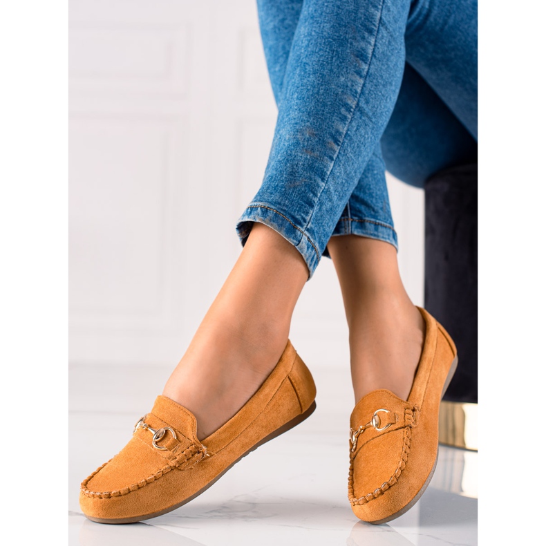 TRENDI Mocasines Cómodos Con Adorno marrón 1