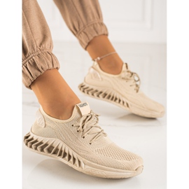 TRENDI Zapatillas beige claro 3