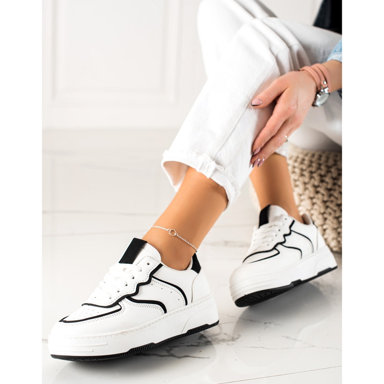 Bestelle Zapatillas de moda blanco 1
