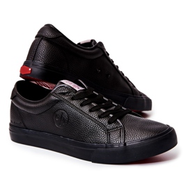 Sneakers Hombre Piel Cross Jeans JJ1R4022C Negro 4