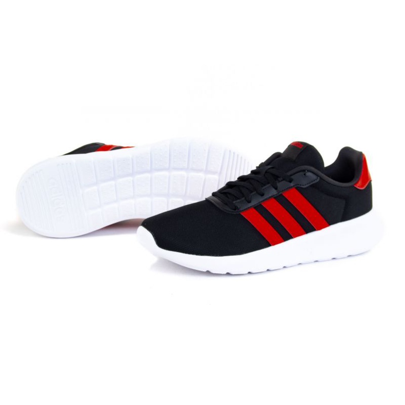 Zapatillas Adidas Lite Racer 3.0 M GY3099 negro rojo 1