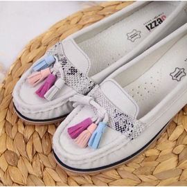 Evento Mocasines grises con flecos Jezzi W JEZ328B 2