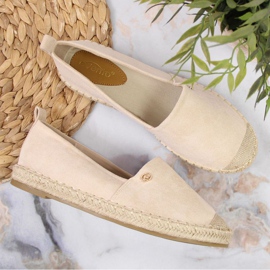 Alpargatas slip on eVento W EVE345B beige 3