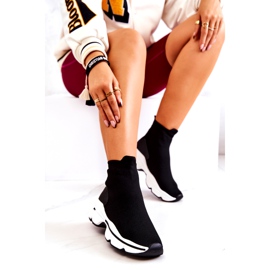 PS1 Zapatos deportivos de calcetín alto Bailee negros 2 PS1 Zapatos deportivos de calcetín alto Bailee negros 2