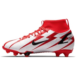Zapatillas de fútbol Nike Superfly 8 Academy CR7 Mg Jr DB2672-600 naranjas y tintos 2