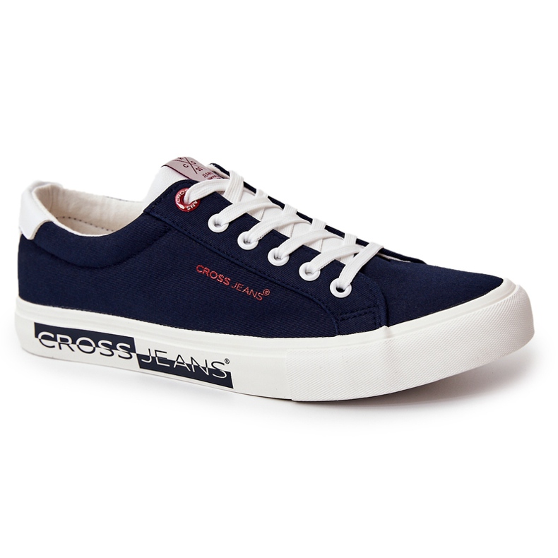 Zapatillas clásicas de moda Cross Jeans JJ1R4028C Azul marino 1