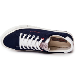 Zapatillas clásicas de moda Cross Jeans JJ1R4028C Azul marino 2