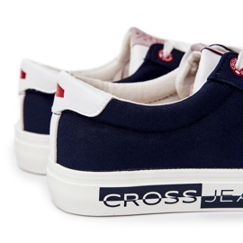 Zapatillas clásicas de moda Cross Jeans JJ1R4028C Azul marino 5