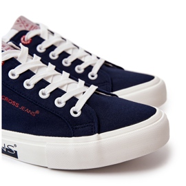 Zapatillas clásicas de moda Cross Jeans JJ1R4028C Azul marino 6