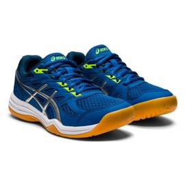 Asics Upcourt 4 Gs Jr 1074A027 405 zapatillas de voleibol azul azul 2