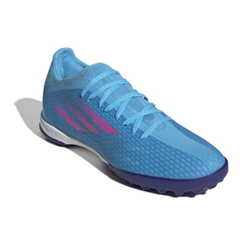Botas de fútbol Adidas X Speedflow.3 Tf M GW7508 azul azul 4