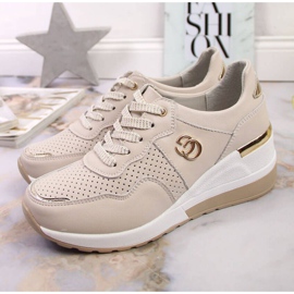 Deportivas de piel S.Barski W OLI149 beige 2