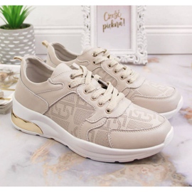 Deportivas de piel S.Barski W OLI150 beige 2