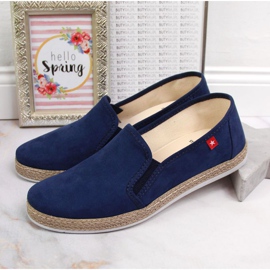 Alpargatas slip on Big Star W JJ276003 azul marino 2