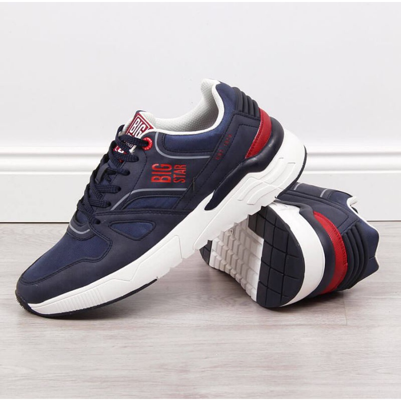 Deportivas casual Big Star M JJ174277 azul marino 2