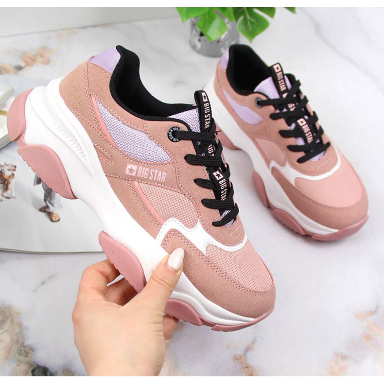 Deportivas Big Star W JJ274577 rosa 1