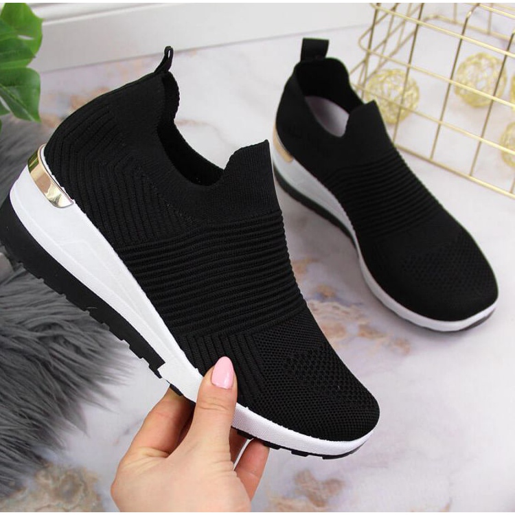 Zapatillas calcetines slip on McKeylor W JAN95B negro 1