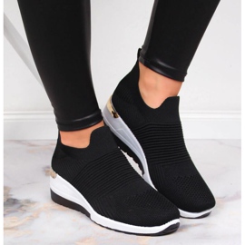 Zapatillas calcetines slip on McKeylor W JAN95B negro 3