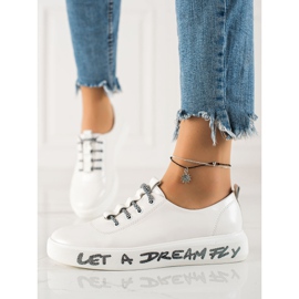 Goodin Deportivas Con Piel Ecológica Moda blanco 1 Goodin Deportivas Con Piel Ecológica Moda blanco 1