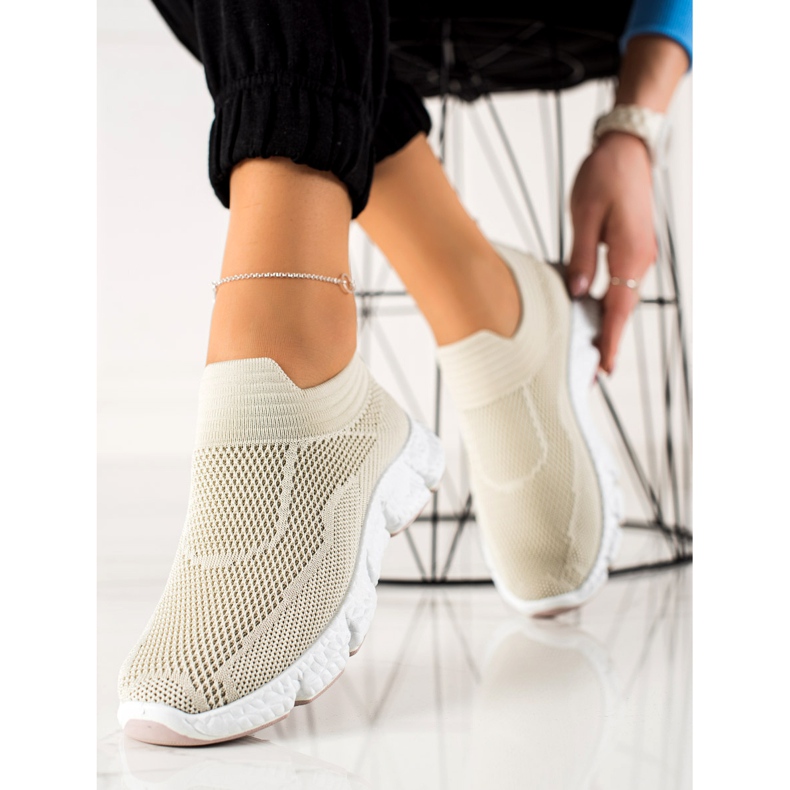 Goodin Zapatillas sin cordones beige 1