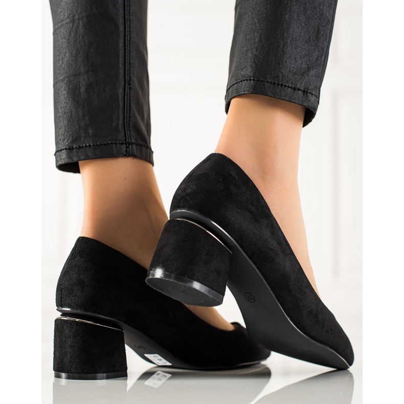 Seastar Zapatos de gamuza negro 1