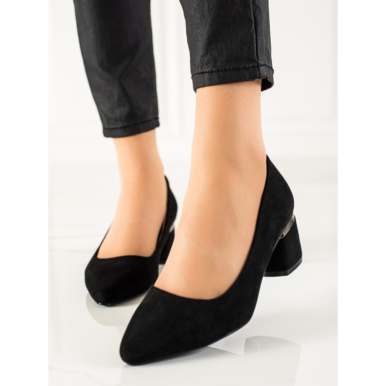 Seastar Zapatos de gamuza negro 2